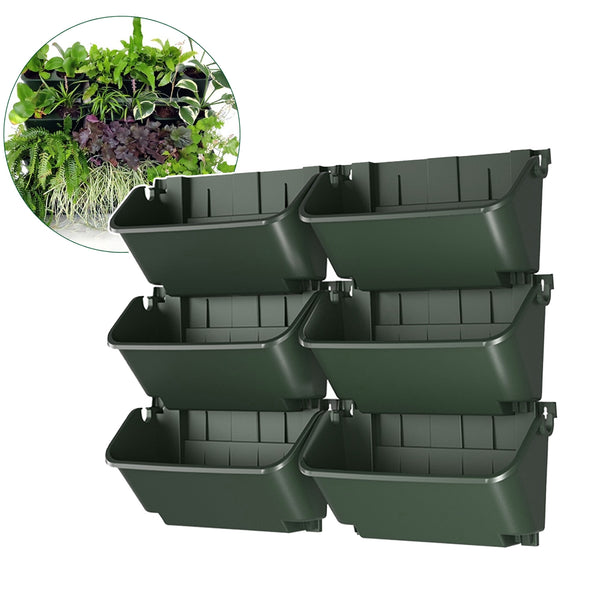 Vertikale Garten Pflanzenbak - Klick - Starter-Set - 6 Stück